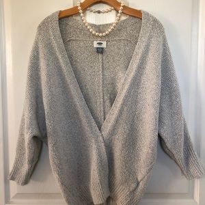 Excellent used condition light gray shrug cardigan